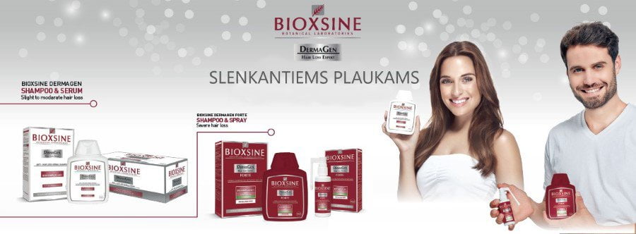 Bioxine priemonės nuo plaukų slinkimo pigiau