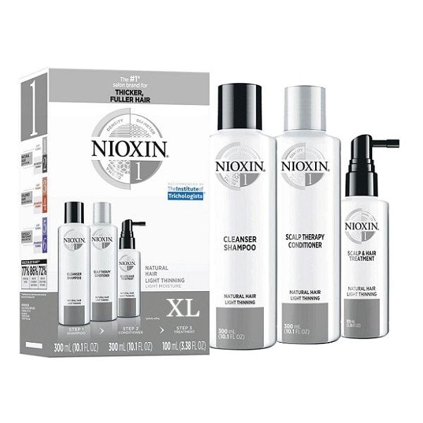 Rinkinys slenkantiems plaukams Nioxin Nr.1 XL