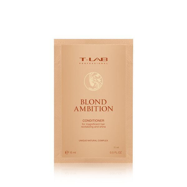 Kondicionierius šviesintiems plaukams T-Lab Blond Ambition 15ml (kelionėms)