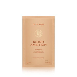 Šampūnas šviesintiems plaukams T-Lab Blond Ambition 15ml (kelionėms)
