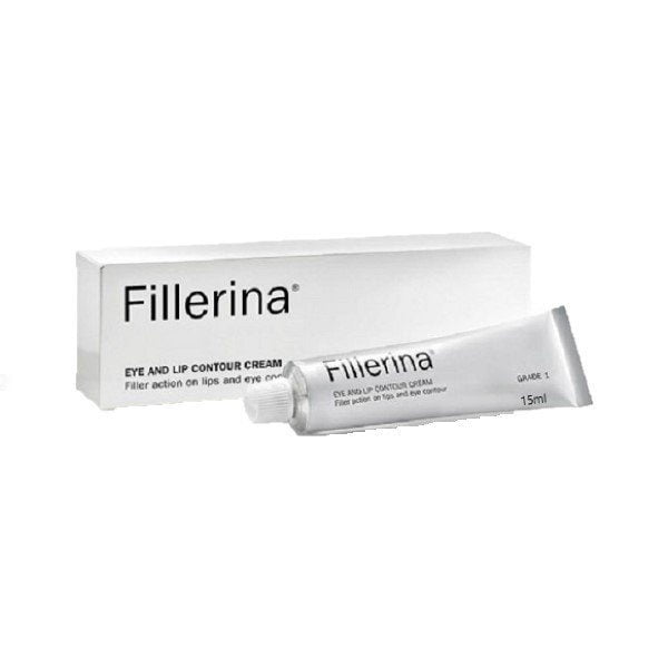 Paakių ir lūpų kremas 1 lygio raukšlėms Fillerina (su 6 hialurono rūgštimis ir peptidais)