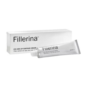 Paakių ir lūpų kremas 2 lygio raukšlėms Fillerina (su 6 hialurono rūgštimis ir peptidais)