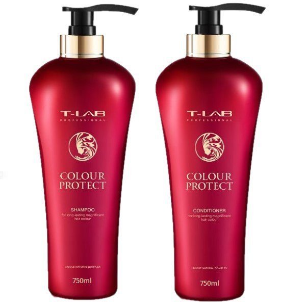 Rinkinys dažytiems plaukams T-LAB COLOUR PROTECT Duo XL