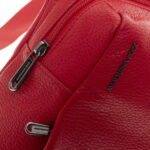 Raudona odinė kuprinė Mandarina Duck Mellow Leather 2
