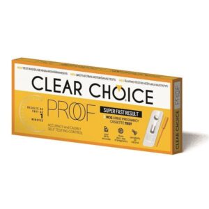 Nėštumo testas Clear Choice Proof kasetė