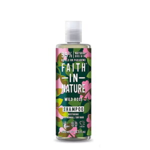 Šampūnas atkuriantis plaukus Faith in Nature 400ml (su laukinėmis rožėmis)