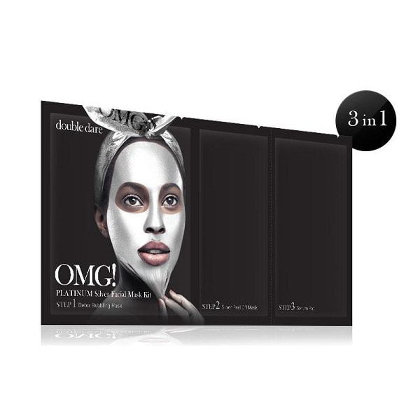 Rinkinys OMG Platinum Silver Facial Mask Kit