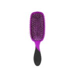 Plaukų šepetys WetBrush Shine Enhancer (violetinis, su šerno šereliais)