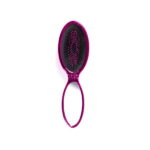 Sulenkiamas plaukų šepetys WetBrush Pop&Go Metalic (rožinis, su veidrodėliu)