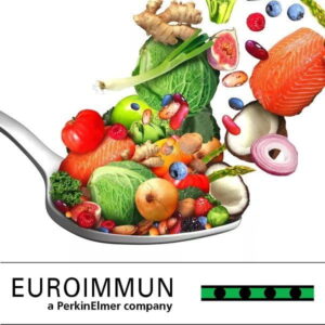 Maisto netoleravimo tyrimas Euroimmun (57 maisto produktai)