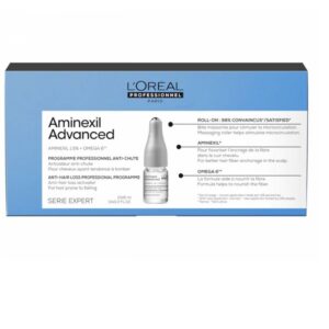Ampulės nuo plaukų slinkimo Loreal Professionnel Aminexil 10 x 6 ml