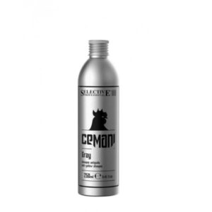Vyriškas šampūnas žiliems plaukams Selective Cemani Grey 250 ml