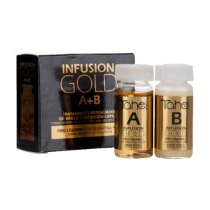 Plaukus stiprinanti ir maitinanti priemonė TAHE Infusion Gold A+B 2x10ml