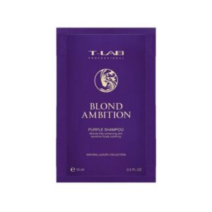 Šampūnas neutralizuojantis geltoną atspalvį T-Lab Blond Ambition Purple 15ml (Kelionėms)