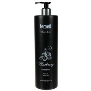 Šampūnas su mėlynių ekstraktu šviesiems plaukams Femell Professional Classic Line 1000ml