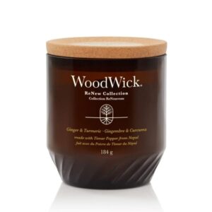Aromatinė žvakė WoodWick ReNew Ginger&Tumeric 184g.
