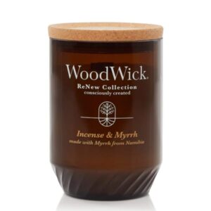 Aromatinė žvakė WoodWick ReNew Icense&Myrrh 368g.