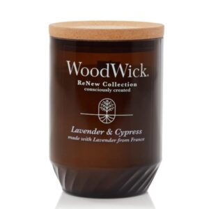 Aromatinė žvakė WoodWick ReNew Levander&Cypress 368g.