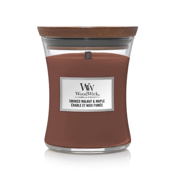 Aromatinė žvakė WoodWick Smoked Walnut&Maple 275g.