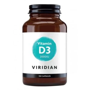 Maisto papildas Viridian Vitamin D3 2000IU 150 kaps.