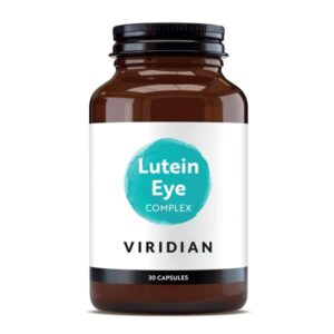 Maisto papildas akims Viridian Lutein Eye Complex 30kaps.