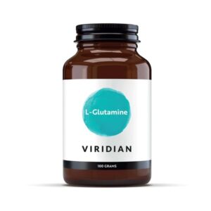 Maisto papildas miltelių pavidalu Viridian L-Glutamine 100g