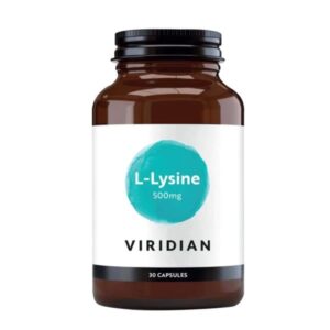 Maisto papildas Viridian L-Lysine 500mg 30kaps.