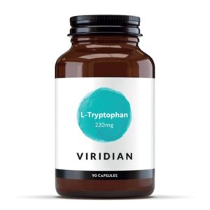 Maisto papildas Viridian L-Tryptophan 220mg 90kaps.