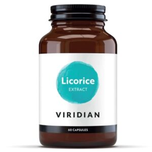 Maisto papildas Viridian Licorice Extract 60kaps.