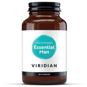 Maisto papildas vyrams Viridian Essential Man Multivitamin 60kaps.