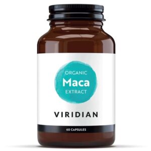 Maisto papildas Viridian Organic Maca Extract 60kaps.