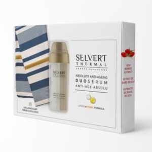 Dviejų tekstūrų serumas veidui + skarelė Selvert Thermal 1vnt