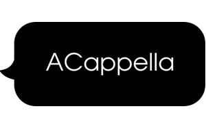 ACappella prekinis ženklas