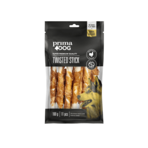 Vištienos ir apdorotos odos lazdelės šunims PrimaDog 100g